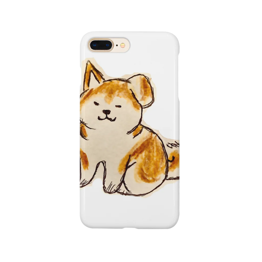 おうちゃんショップの秋田犬のあきちゃん Smartphone Case