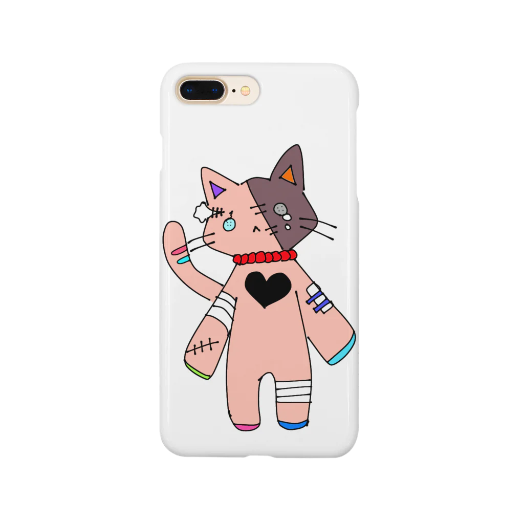 ×夜御座×のぐずりﾎﾞﾛにゃんこ Smartphone Case