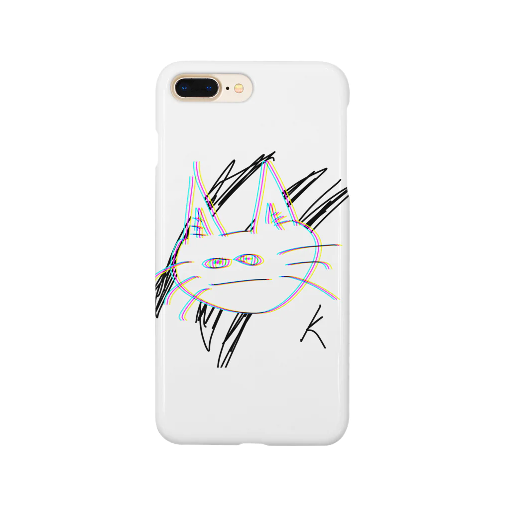 KEITAのザザ猫　黒爪 Smartphone Case