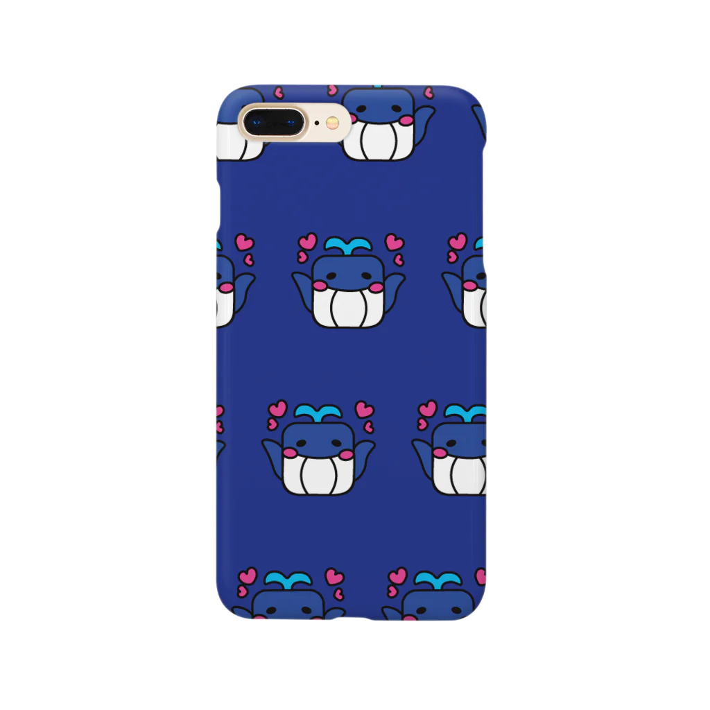 neco7tu(ねこなつ)のクジラくん Smartphone Case