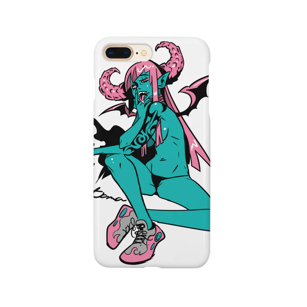 tama.llustrationのロックT ROCK'N PUNK - 悪魔ちゃん スニーカー Smartphone Case