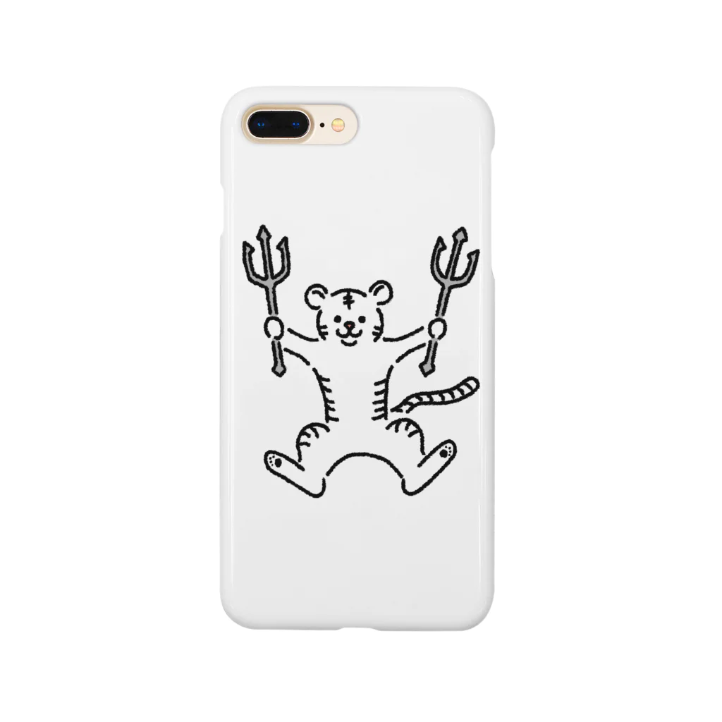 サメ わりとおもいのとらイデント　ホワイトタイガーVer. Smartphone Case