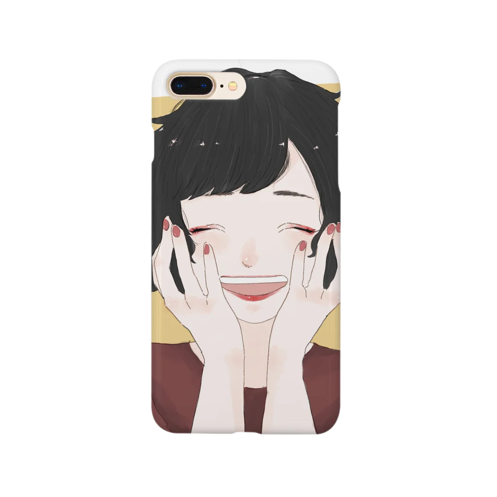 ぽむぽこ堂の赤が好き Smartphone Case