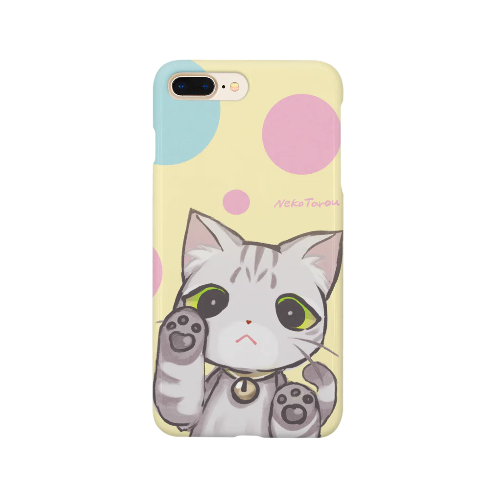 ﾈｺﾀﾛｳのアメショのまめちゃん Smartphone Case