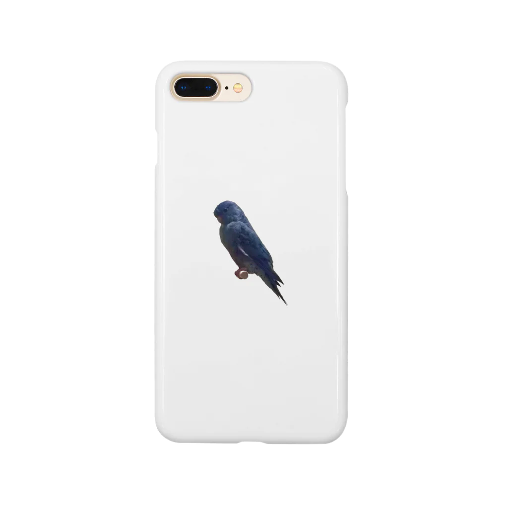 MoiShopのムキムキ☆サザナミインコ　横向き スマホケース