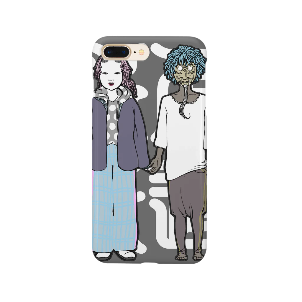 p74の能面友達 Smartphone Case