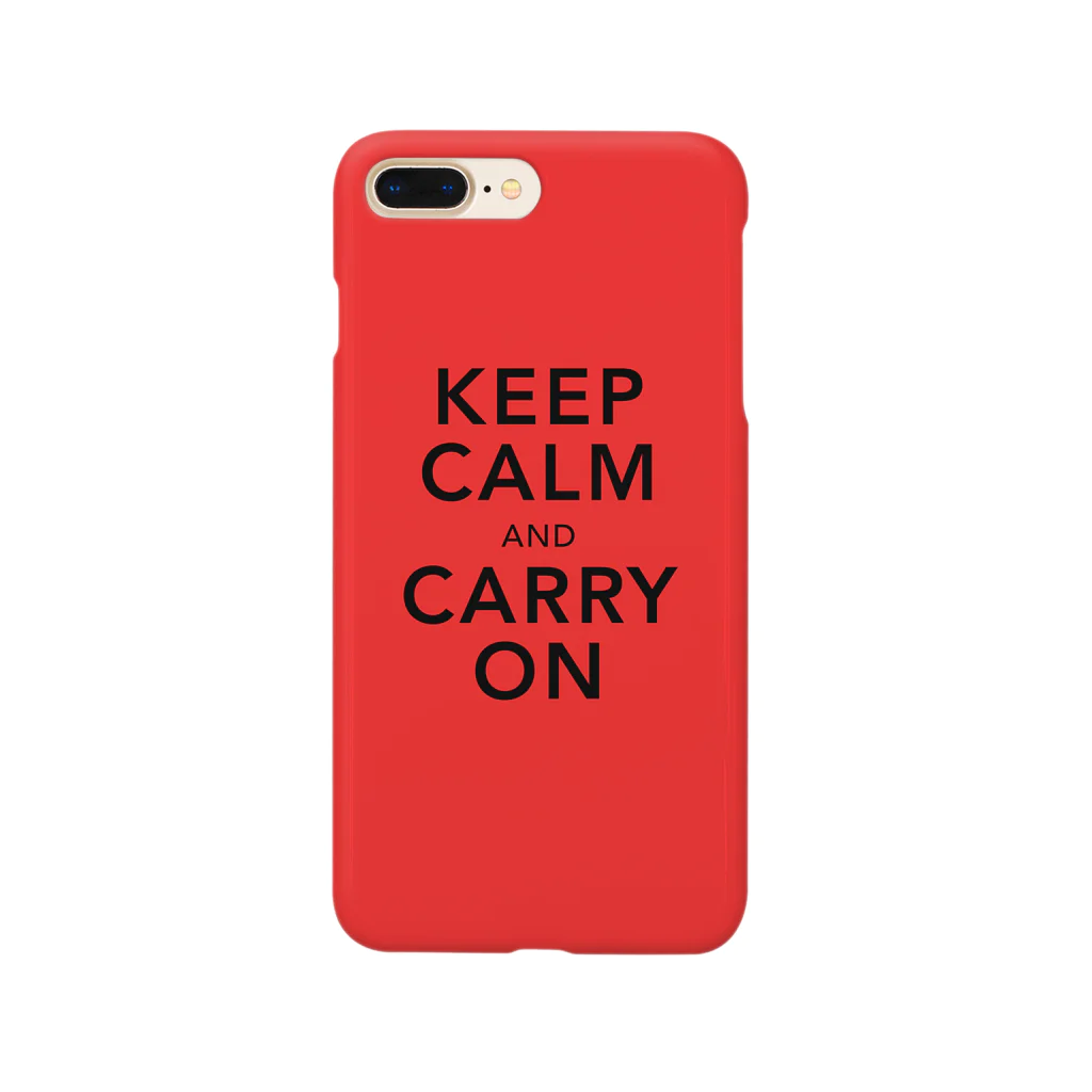 タカスケの KEEP CALM and CARRY ON スマホケース