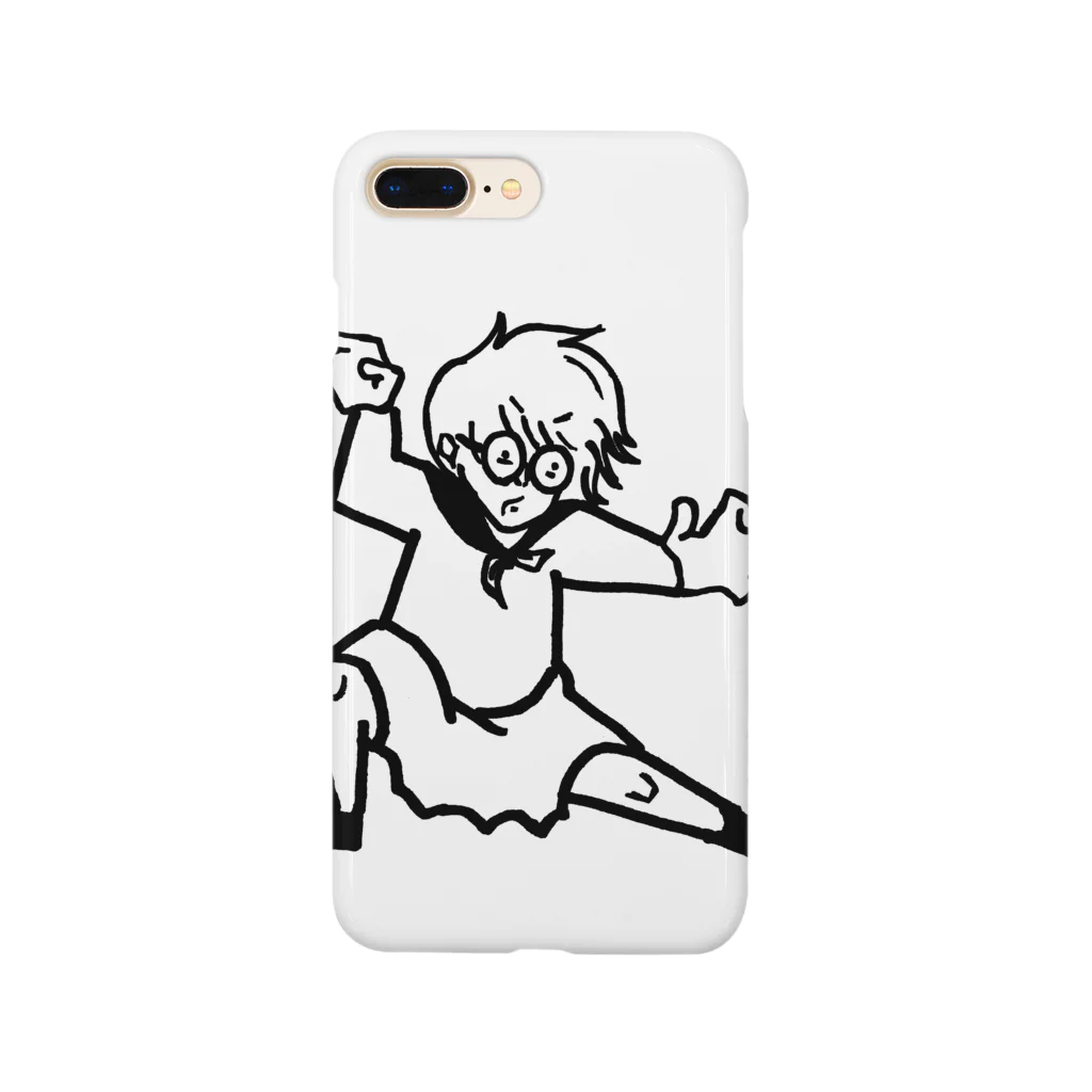 深夜サイクルのセーラーカンフー黒 Smartphone Case