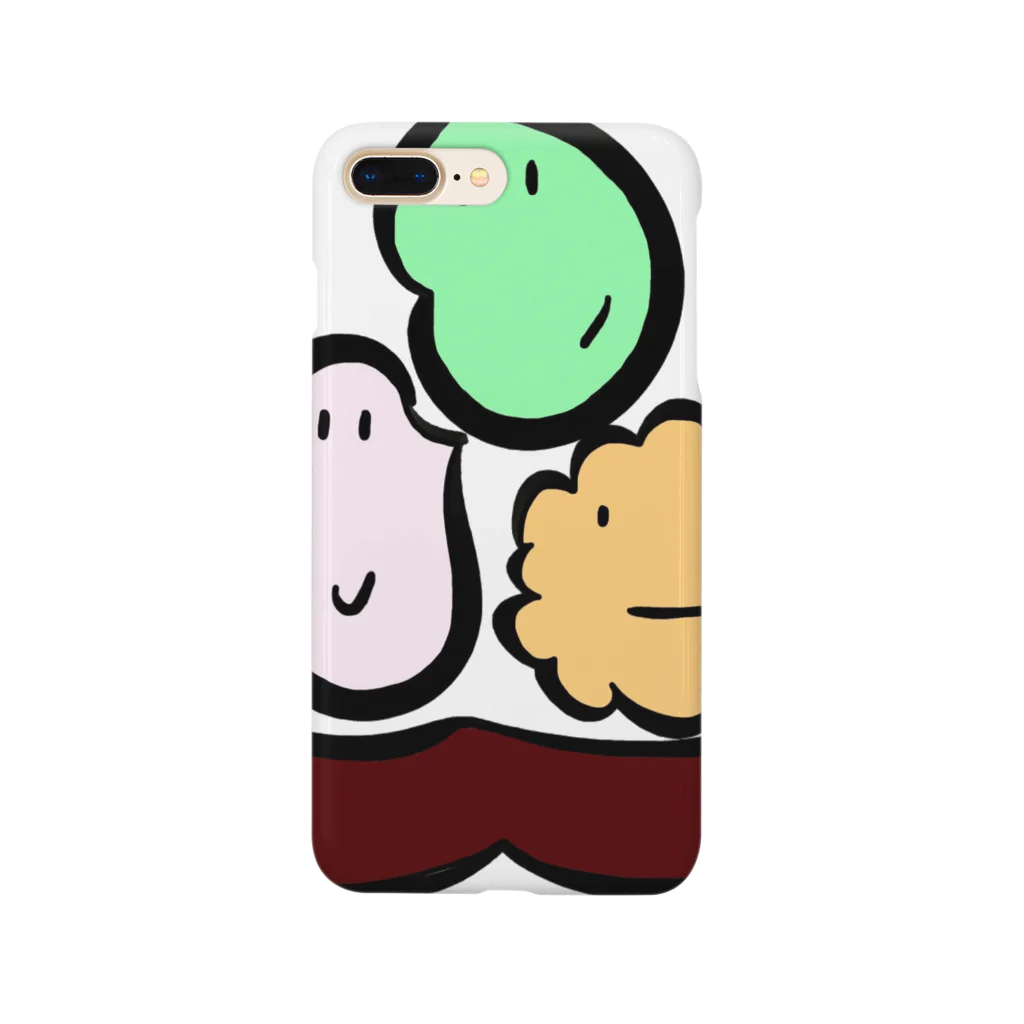 ワンモナイトのまめべー、こめべー、みそべー(カラー2) Smartphone Case