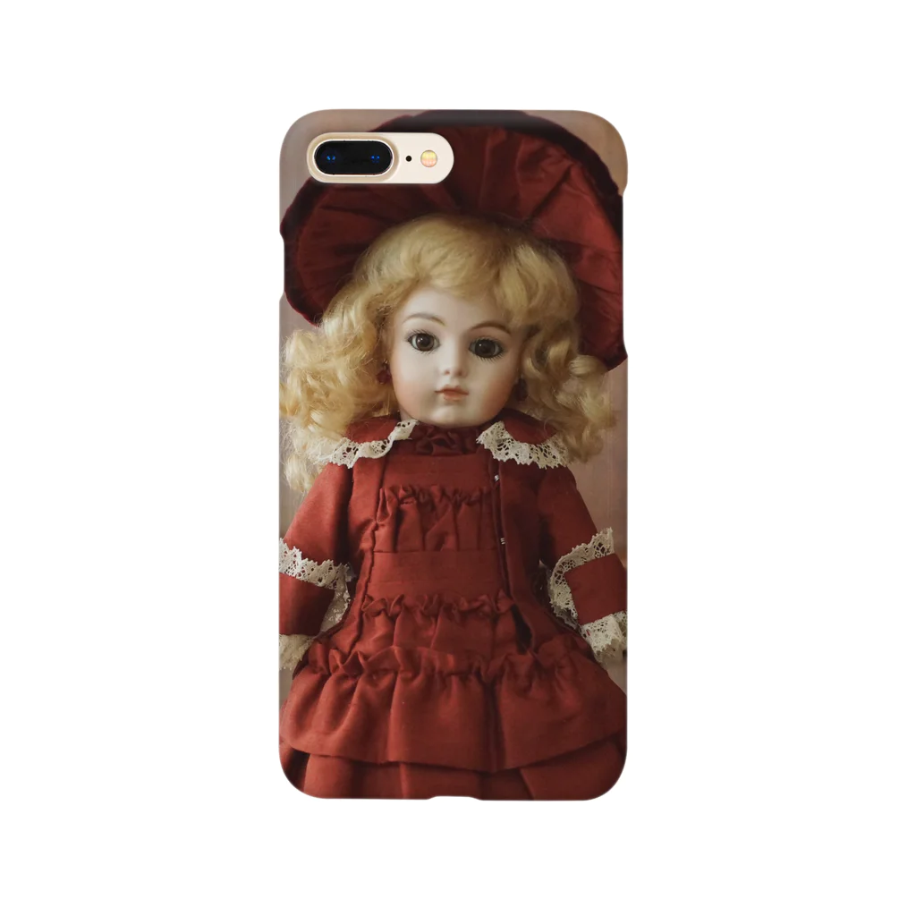 miyako-marinoの赤いドレスのブリュ Smartphone Case