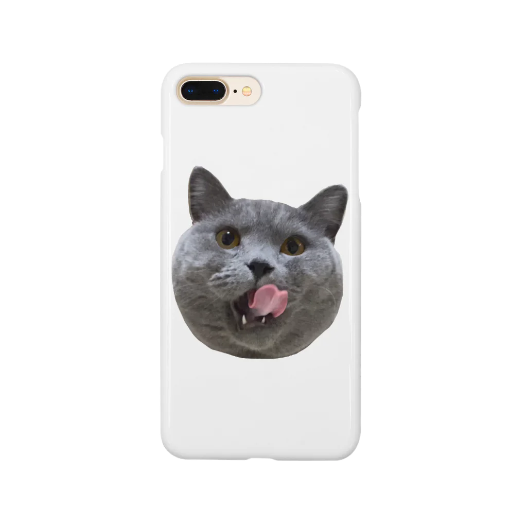 むっちり猫のむっちり丸のむっちり丸ぺろり Smartphone Case