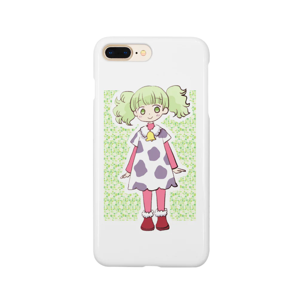 突撃蝶々屋さんSUZURI支店のうしこちゃん Smartphone Case