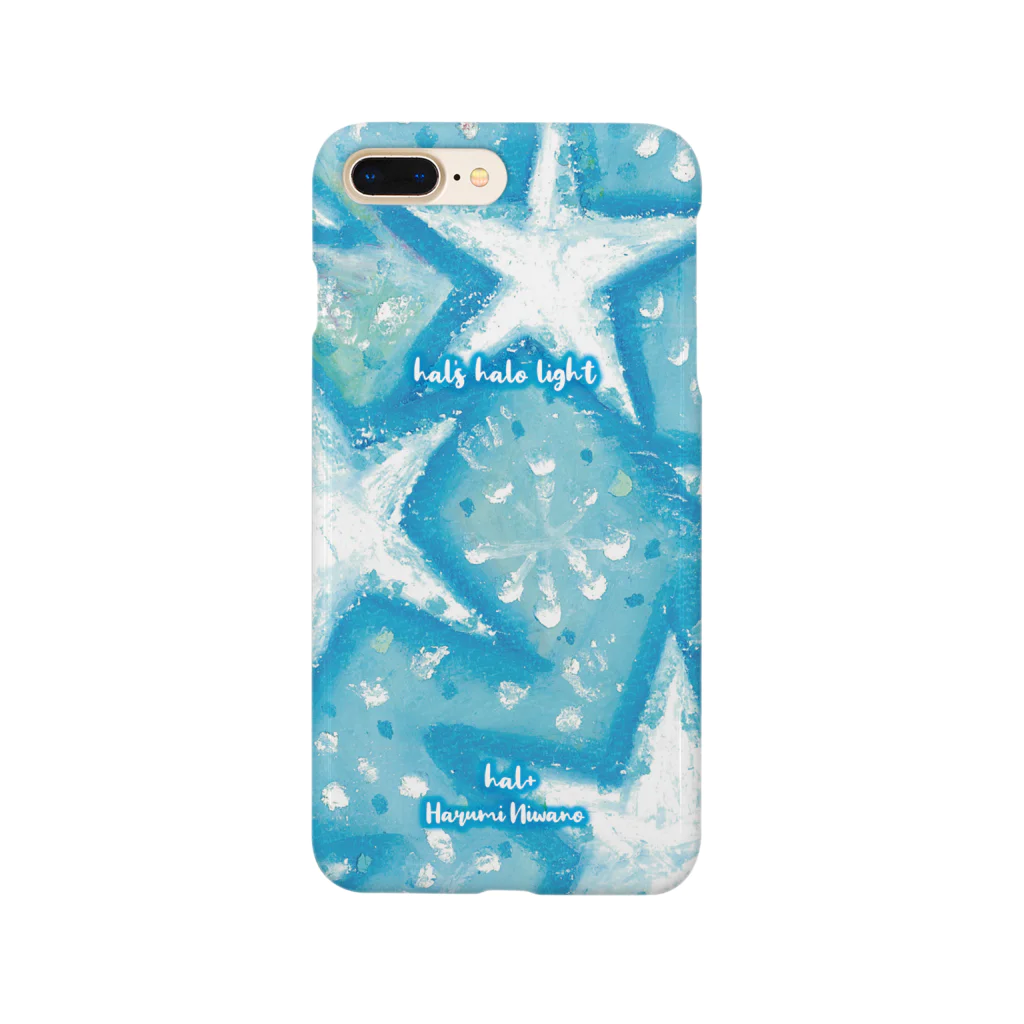 hal+ Harumi Niwanoのbaby blue star Smartphone Case