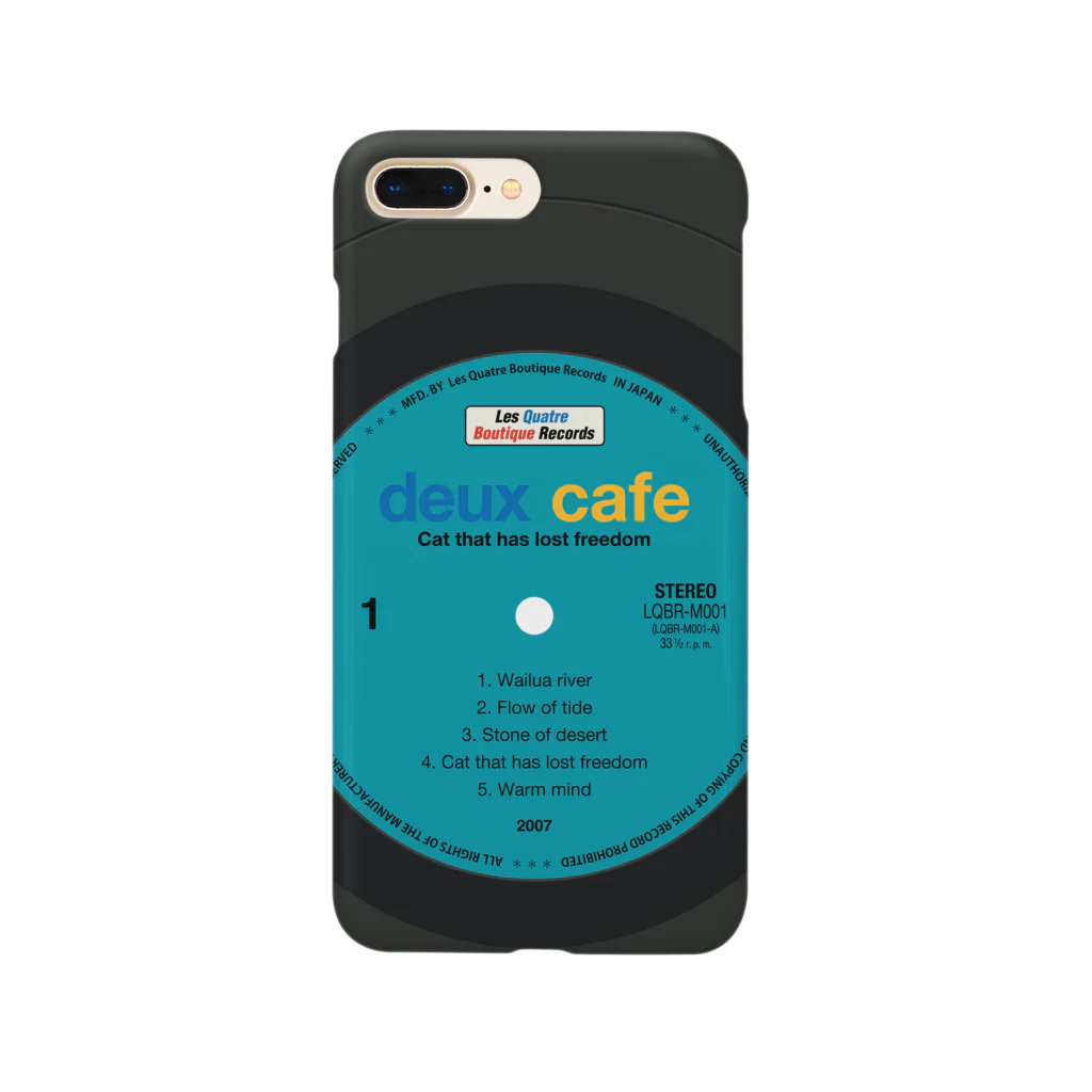 Quatre Illustrationのキャトルレコード01-A Smartphone Case