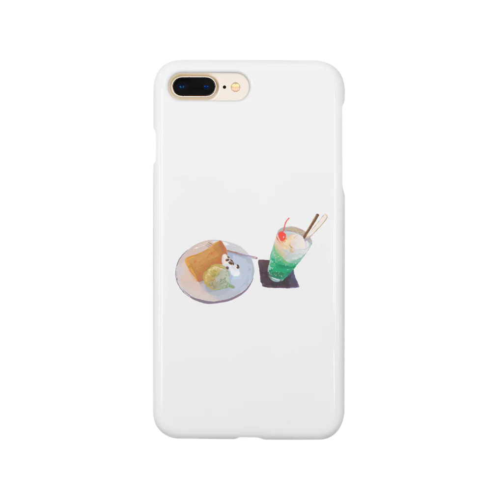 Citatapのシフォンケーキとメロンソーダ Smartphone Case