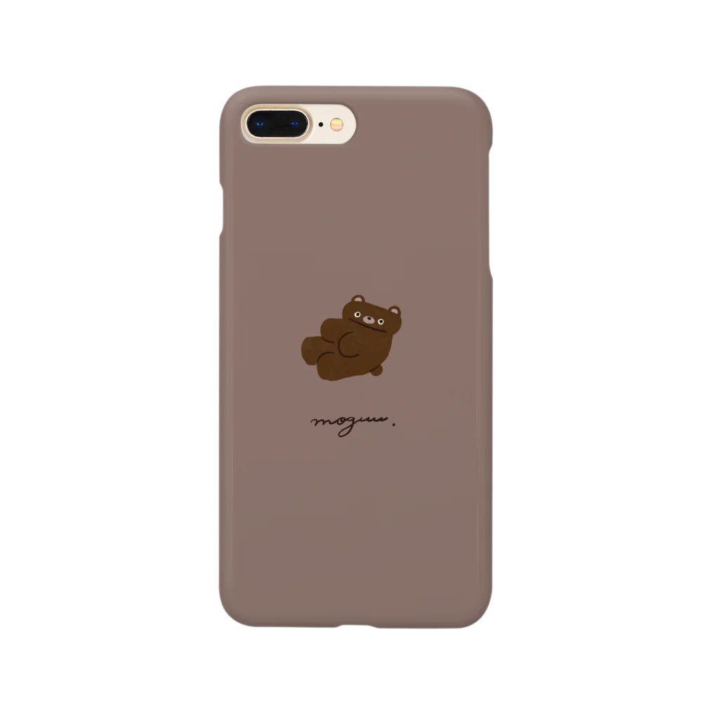 moguuuu.のbrown no kuma case Smartphone Case