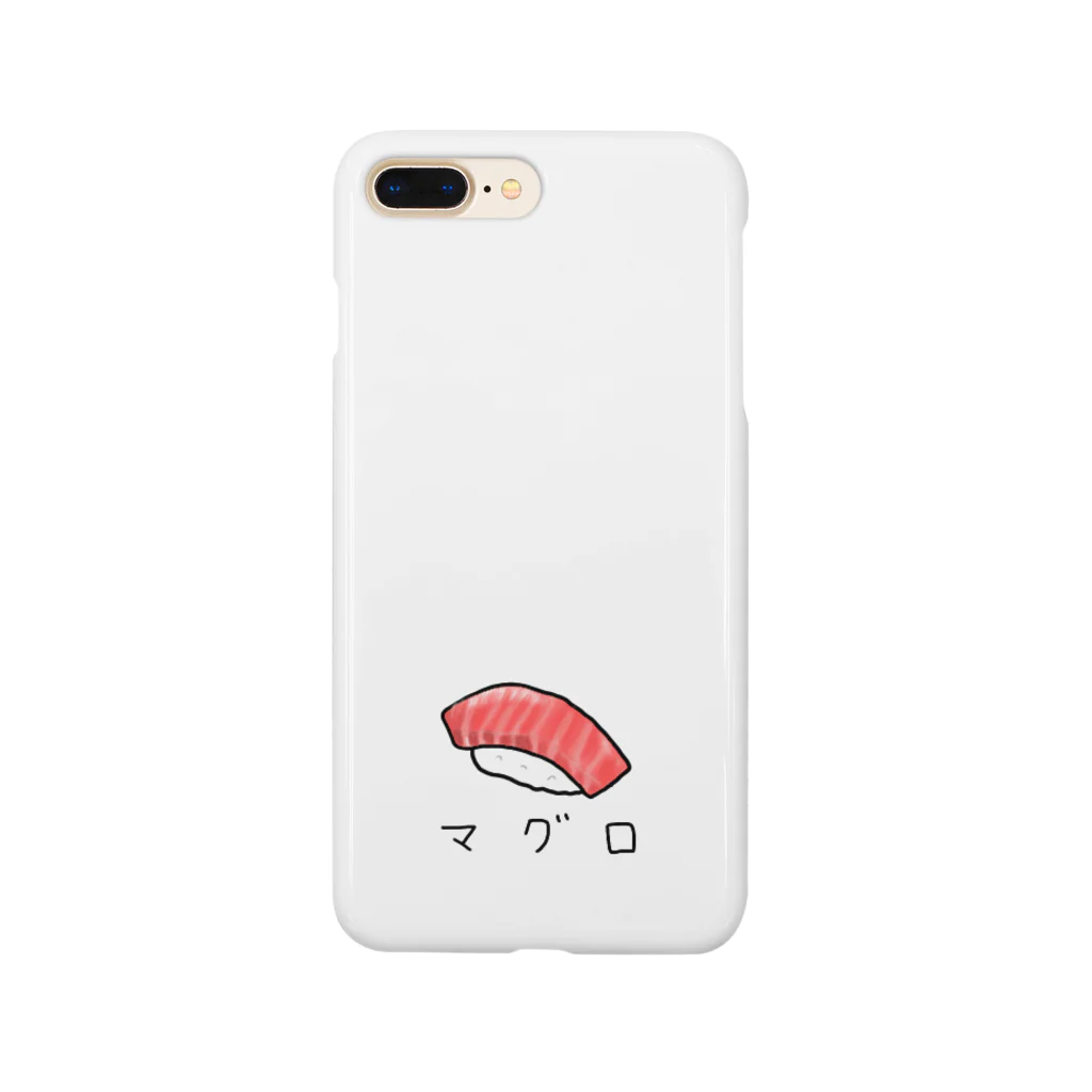 かっぱのありふれた人生のマグロのお寿司 カタカナ スマホケース