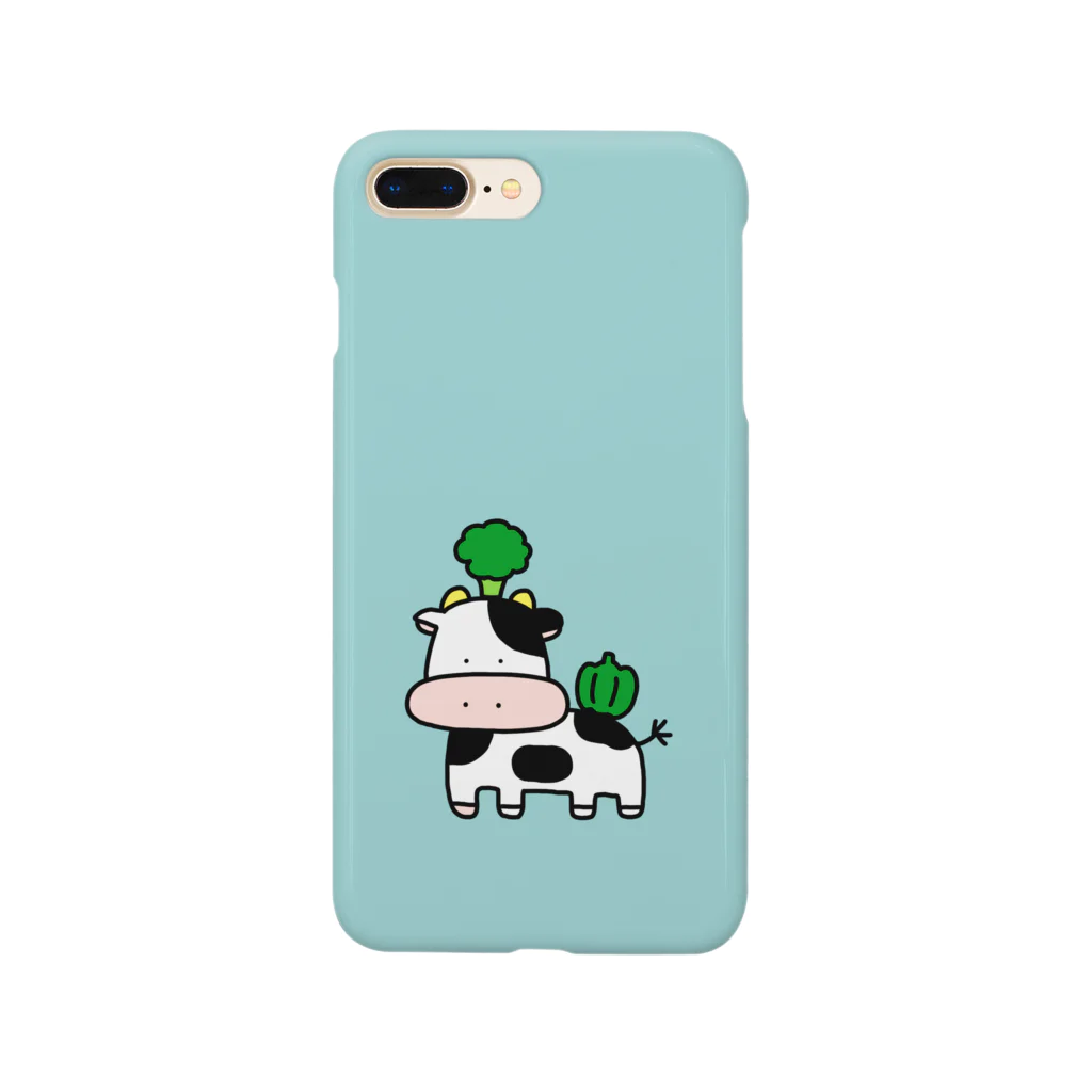 さかもとこのみのグッズやさんのうしちゃんとお野菜 Smartphone Case