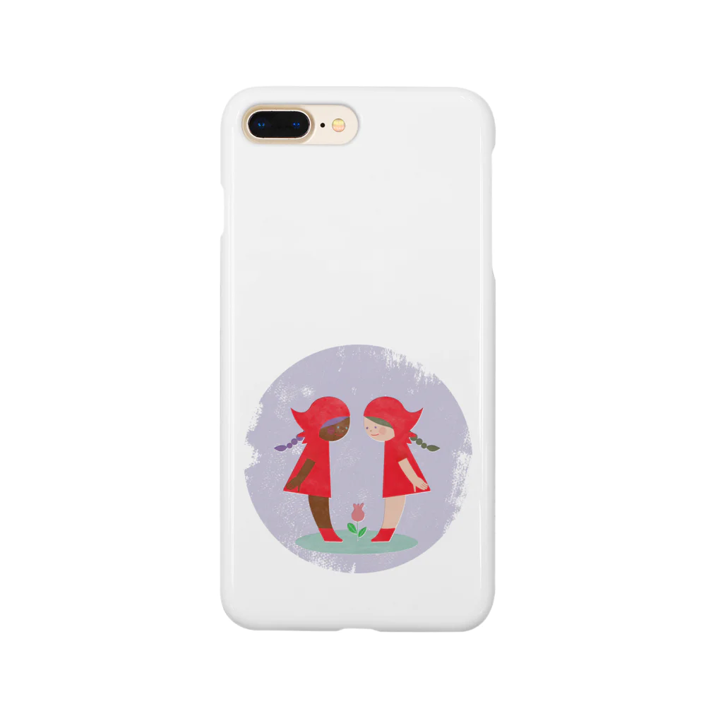 ワシキタチナツ|Illustrationの赤い頭巾のあかずきん Smartphone Case