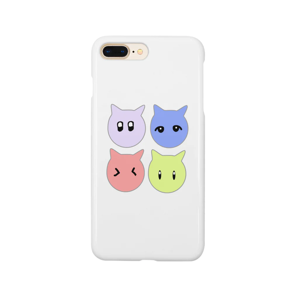 むにゃとにゅにゅの喫茶店のむにゃ達スマホケース Smartphone Case