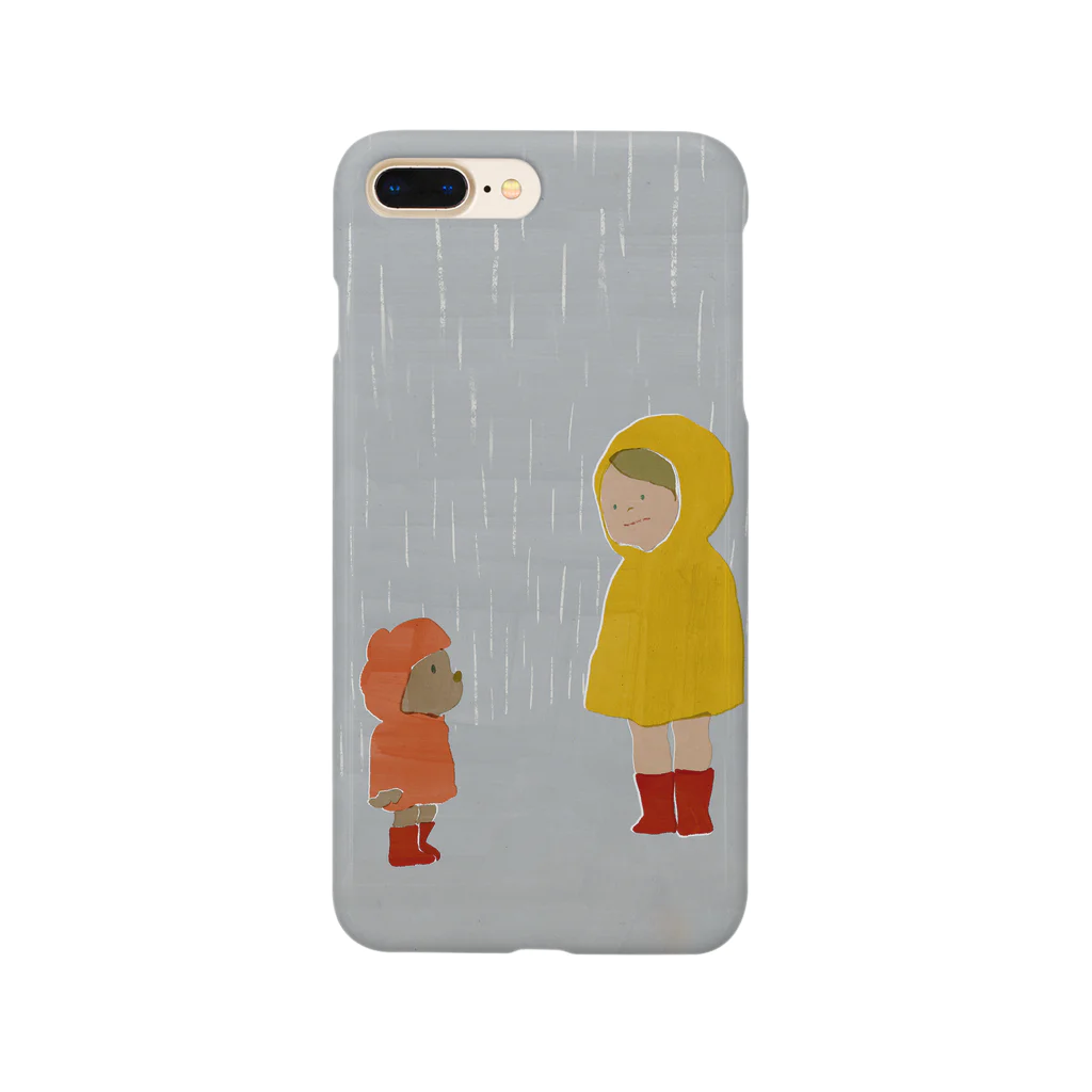 ワシキタチナツ|Illustrationの雨宿り Smartphone Case