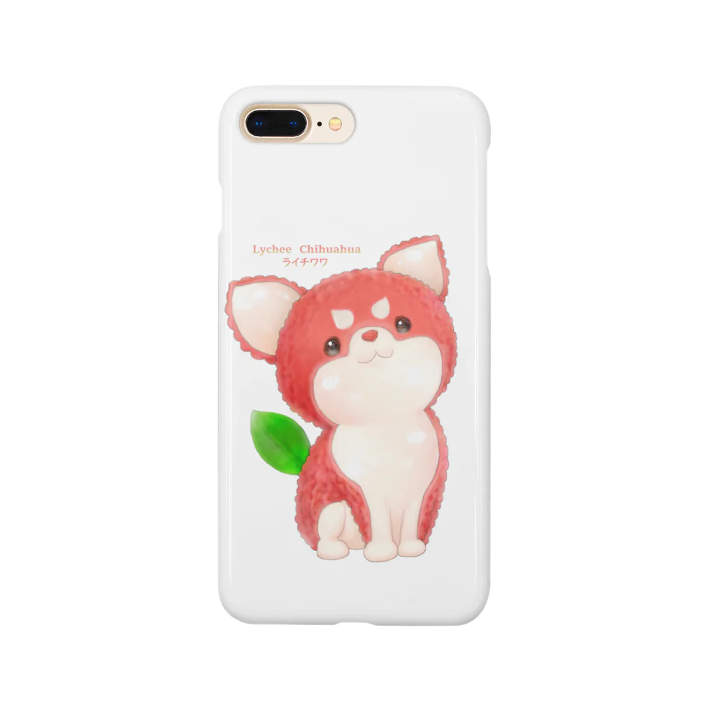 おやさい妖精さんの お店🌱のライチワワ Smartphone Case