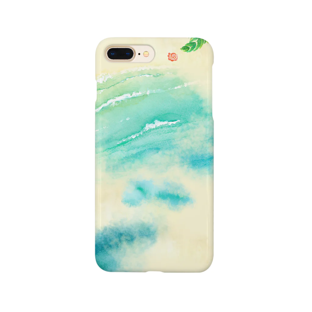 SANKAKU DESIGN STOREの人魚の住む海辺。 Smartphone Case