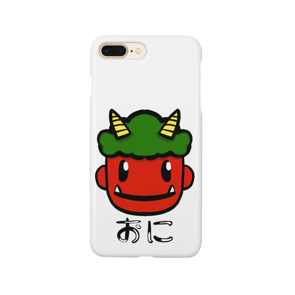 ここなつ55のシンプル「おに」 Smartphone Case