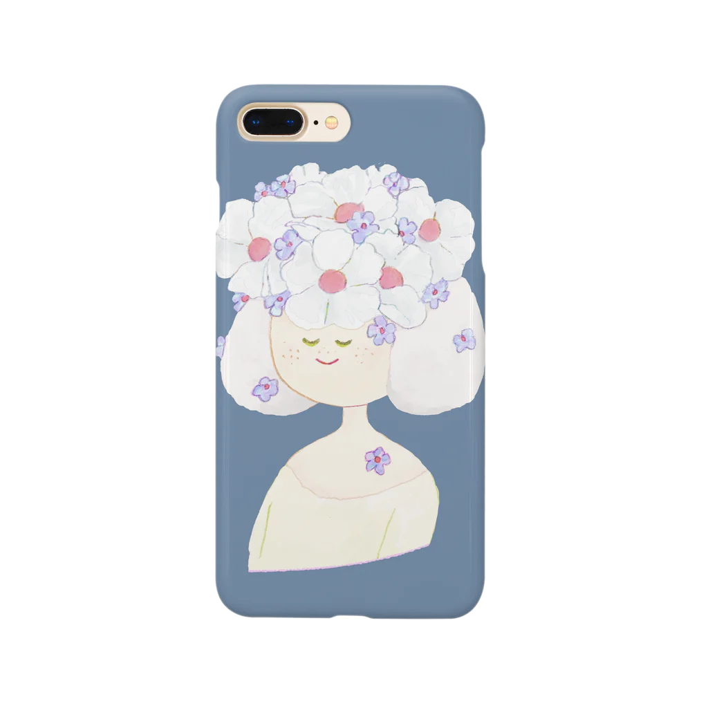 ten のおはなのこ(ブルー) Smartphone Case