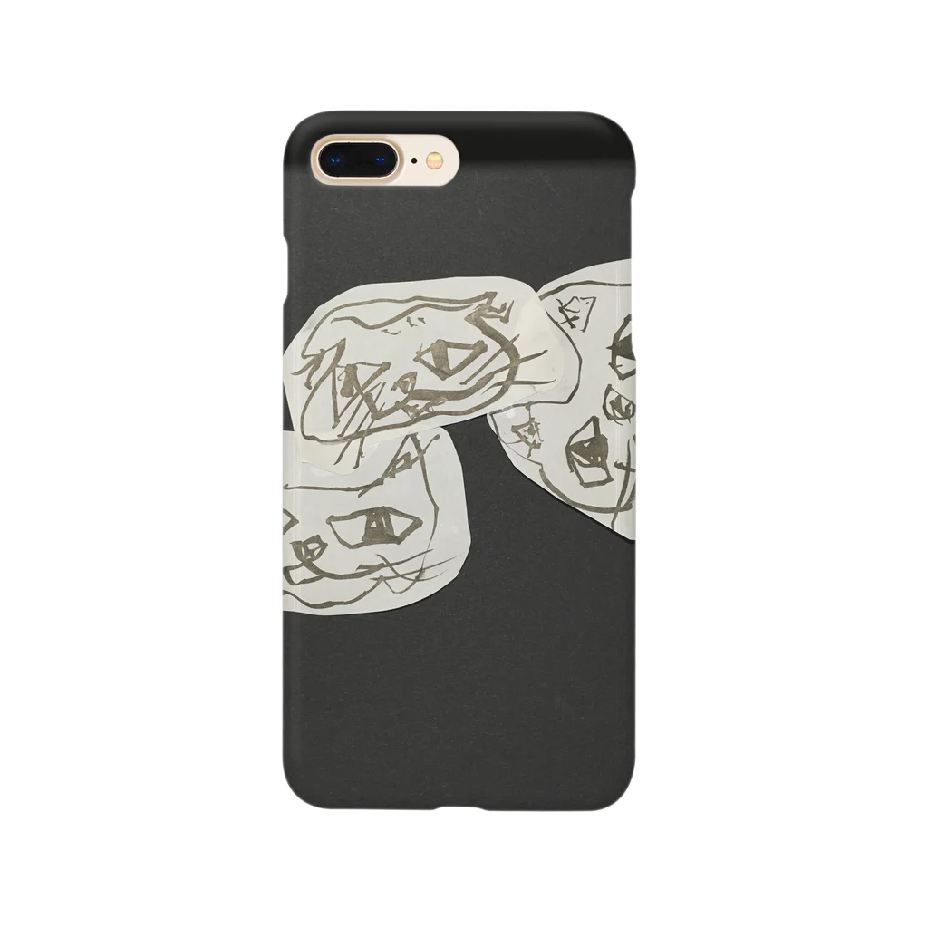 marroniitanのさんねこず Smartphone Case