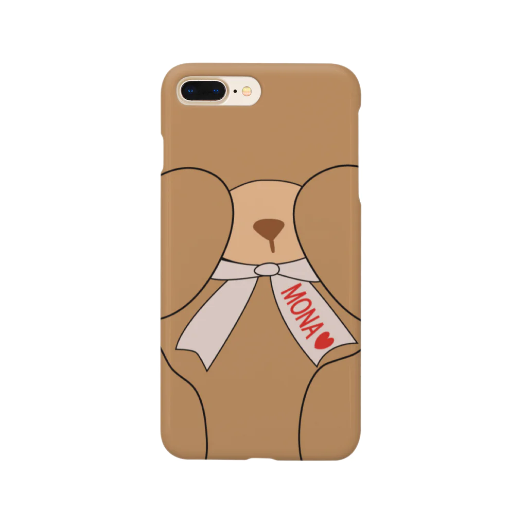 monaのシャイなクマ Smartphone Case