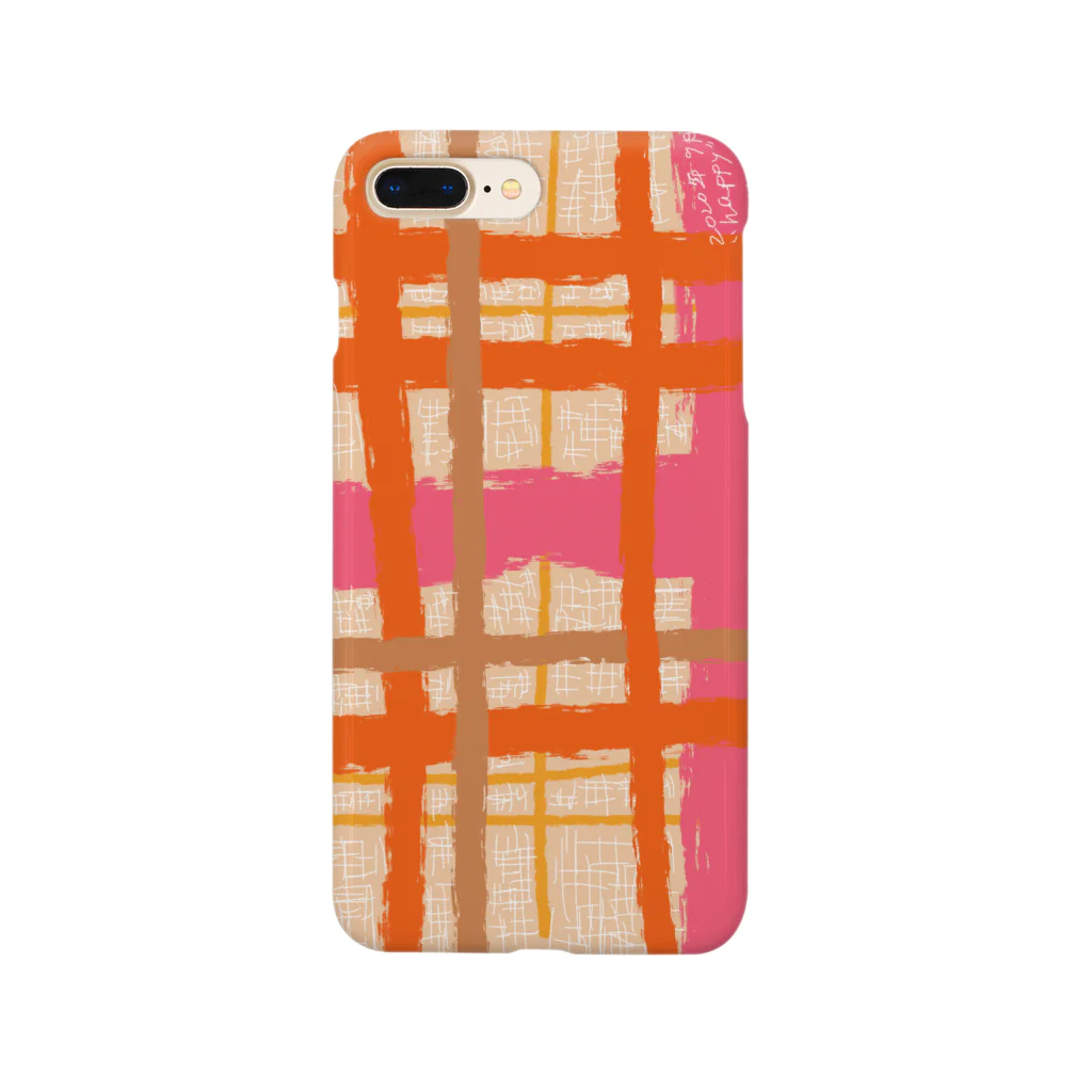 terihaeruの「HAPPY」 Smartphone Case