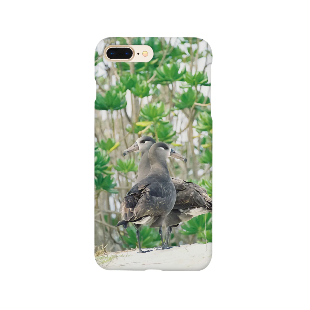 写真的徒然草のクロアシアホウドリ Smartphone Case