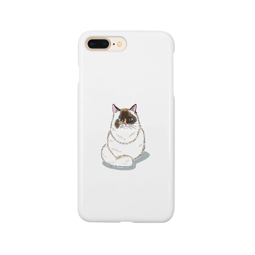 szkaのTAMA the cat スマホケース