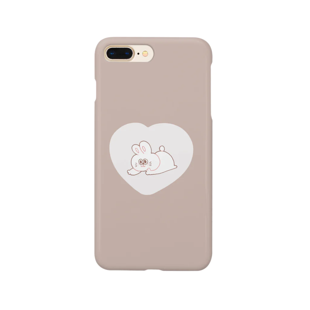 ten のごろごろ寝そべりうさちゃん Smartphone Case