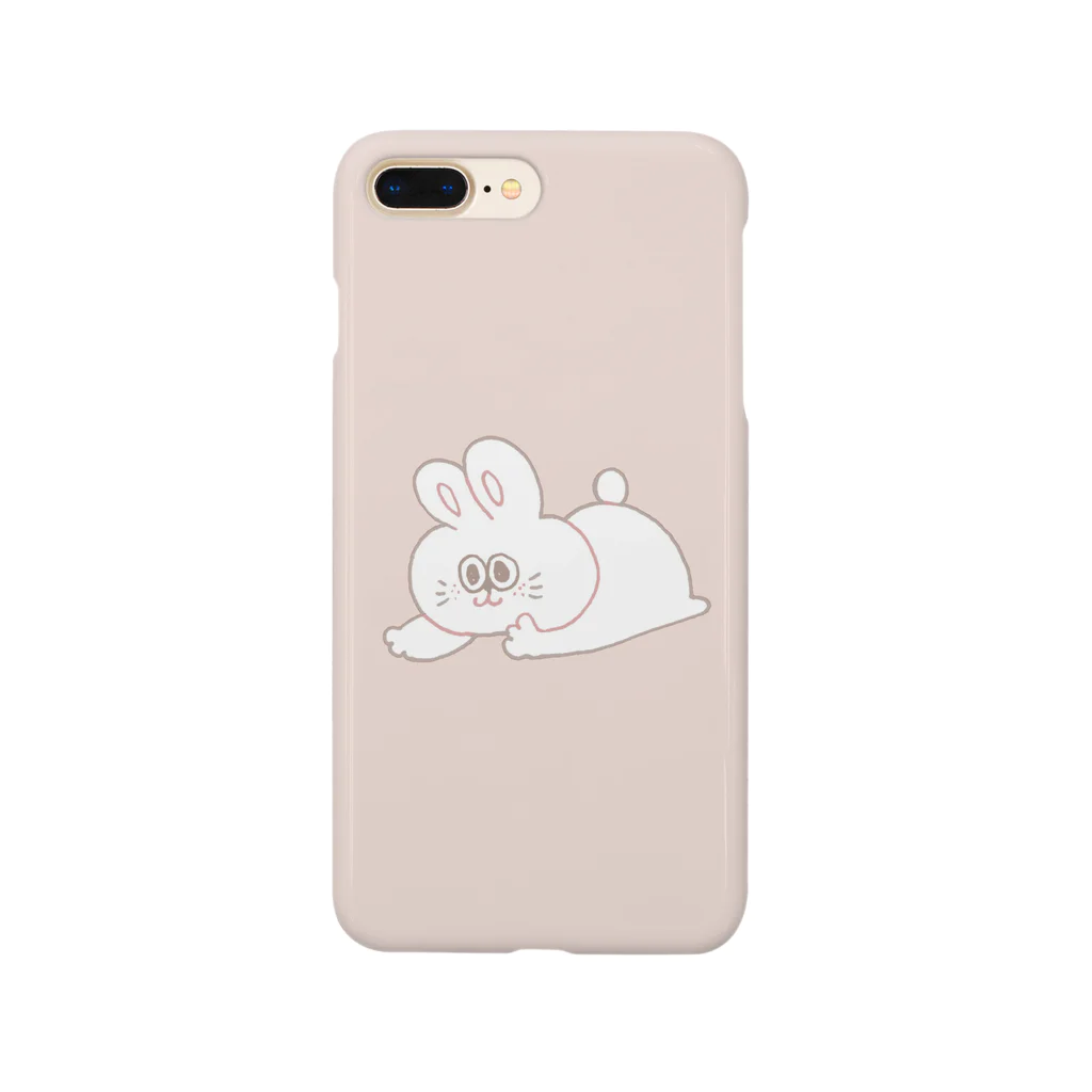 ten のごろごろ寝そべりうさちゃん Smartphone Case