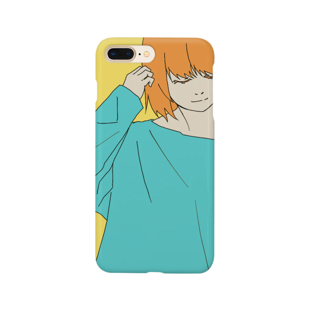 seven SHOPのオレンジガール Smartphone Case