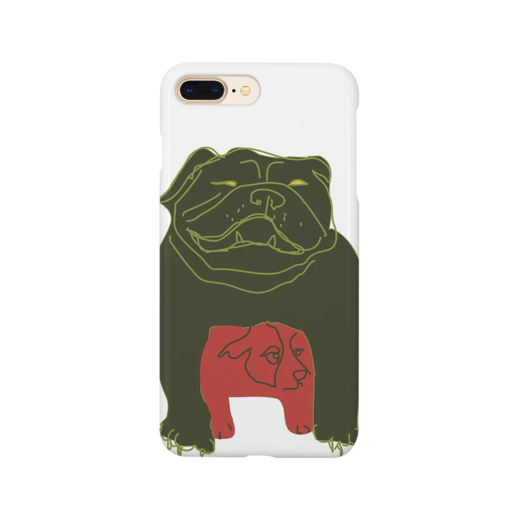 DOG DOG DOGのブルドッグ Smartphone Case