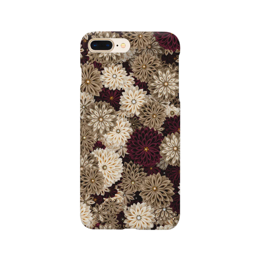 Japanese Fabric Flower coconの秋風 Smartphone Case