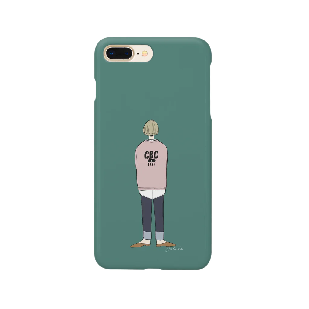 coのBACK_dustypink Smartphone Case