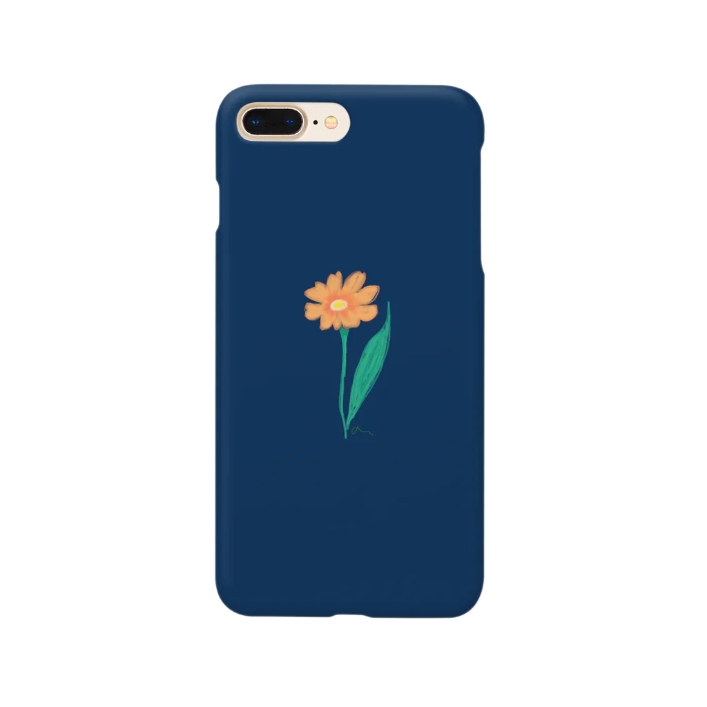 はなやの名のない花ネイビー Smartphone Case