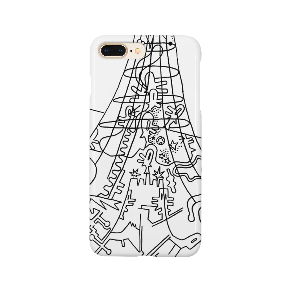 宇宙インターチェンジのtower Smartphone Case