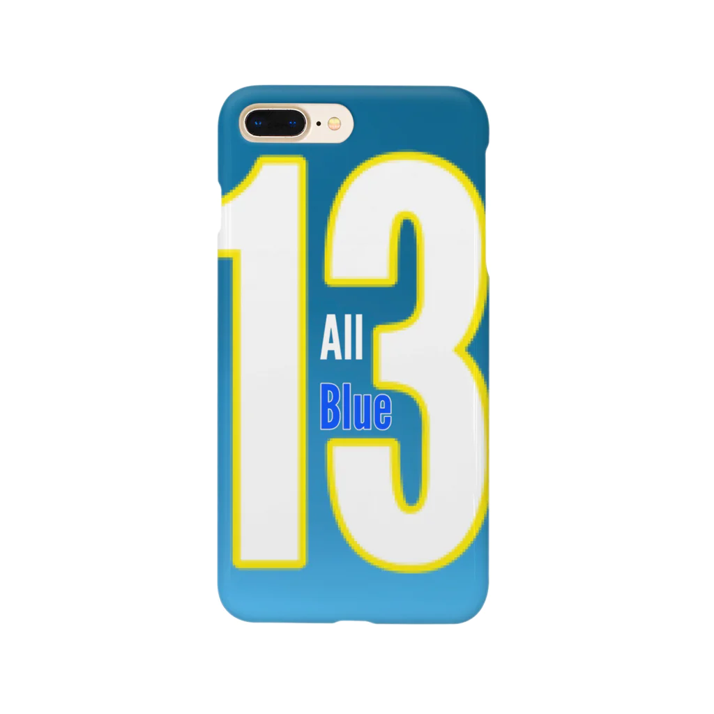 AllBlue-13-のＮｏ．13 Smartphone Case