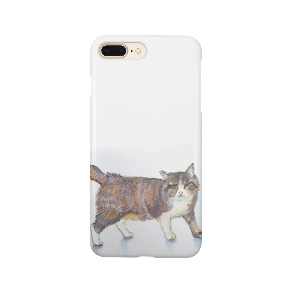 コンドリア水戸のボス猫鉛筆画小物 Smartphone Case