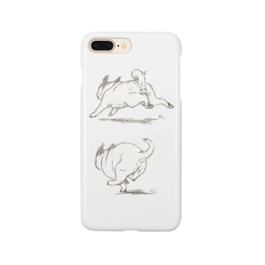 ＰＵＧＬＡＮＤのパグ走り ふたつ Smartphone Case