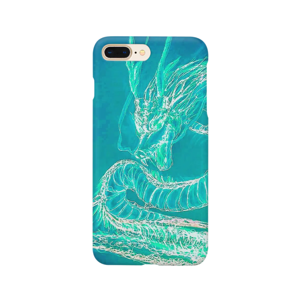 御心.ismの龍神COLOR碧 Smartphone Case