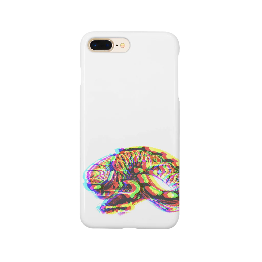 爬虫類カフェ ふぁにくり 京都祇園本店の"BROKEN" Python regius Smartphone Case