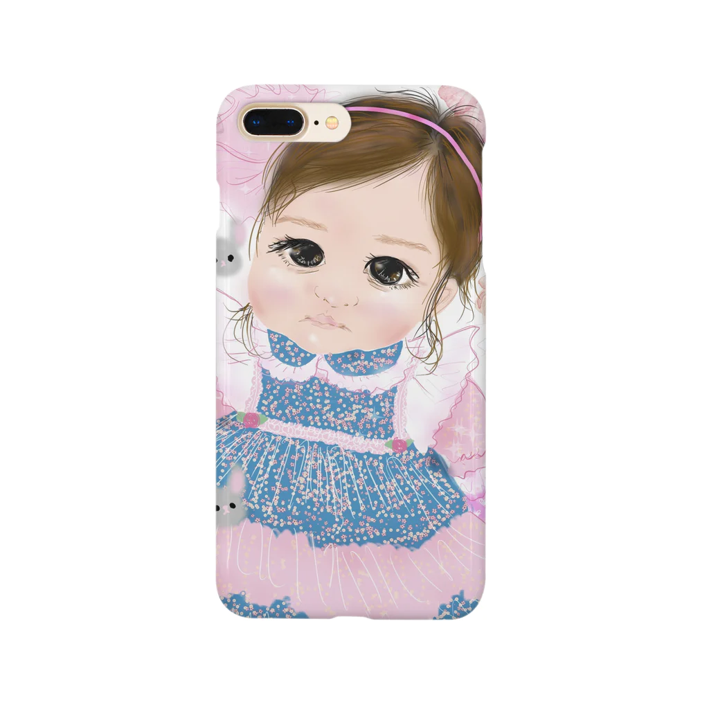 erielinestyleのBaby Nichola wearing favorite dress Smartphone Case