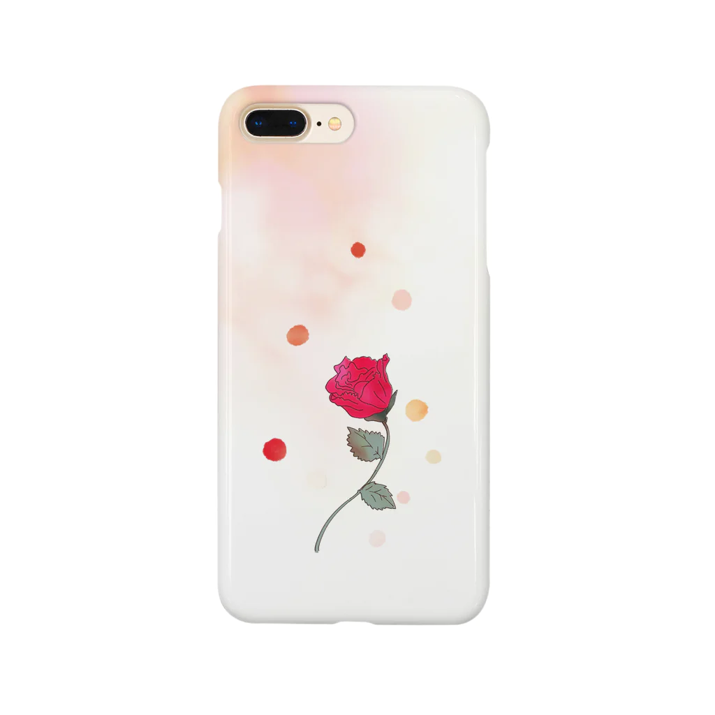 momomo_omiのいつか夢みた薔薇 Smartphone Case