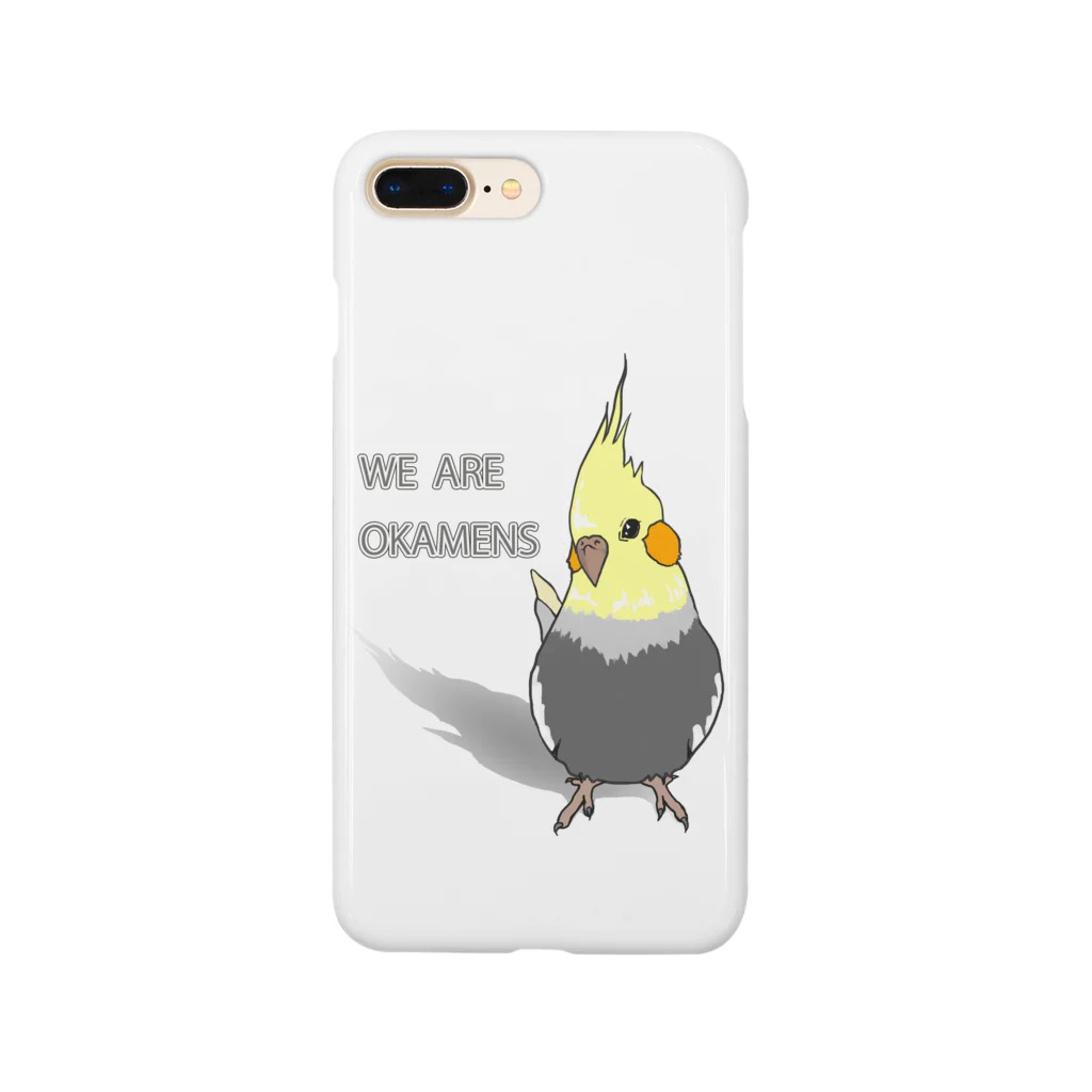 HEART LANDのオカメインコ GP iPhonsiro白ハードケース Smartphone Case